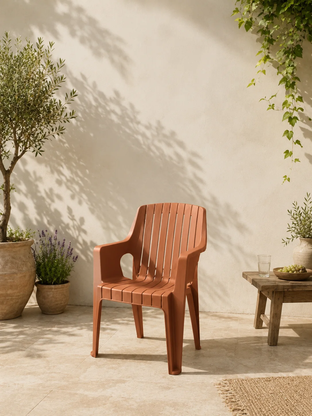 Terracotta Inlay Living chair